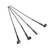 4pcs RC Car Simulation Antenna, RC Crawler Car Simulation Antenna Accessories for Axial SCX10 90046 UTB10 Capra Crawler view 2