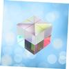 CHILDWEET Glass Cube Light Prism for School Teaching Cube Light Decoration RGB Dispersion Prism view 2