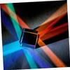 CHILDWEET Glass Cube Light Prism for School Teaching Cube Light Decoration RGB Dispersion Prism view 3