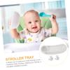 Abaodam Stroller Snack Tray Detachable Arms Easy-Clean Stroller Accessory for Mealtime Convenience Secure and Mess Design view 4