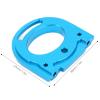 Adjustable Aluminum Motor Mount Replacement Plate for Ideal Metal Aluminum Motor Mount for Tamiya Tt02 1 10 R C Roadster Upgrade Kit view 2