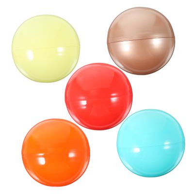Abaodam 5pcs Fillable Round Plastic for Vending Machines Party Favors and Candy Storage