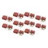 CHILDWEET 10 Pair Set Plated t Plug Connectors Male Female Connector Adapter Coupler view 1