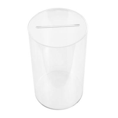 Abaodam Cylinder-Shaped Piggy Bank Large Desktop Saving Pot for Boys and Girls Educational Coin Saving Box for Home and Office Decoration