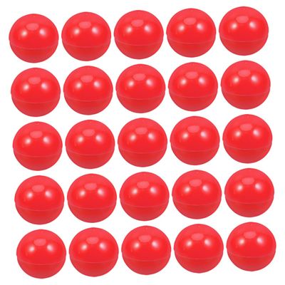 25pcs Balls Plastic Hollow Bingo Balls Open Ball Game Props Raffle Drawing Party Game Funny Bingo Lotterys Ball Small Sphere PVC