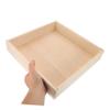 Abaodam Boy Girl Wooden Sandbox Sand Tray for Play Tabletop Sensory Toy for Creative Activities for Boys Girls view 3