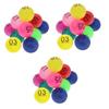 Abaodam 30pcs Pong Balls Reusable Printed Raffle Drawing Balls for Party Games view 1