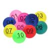 Abaodam 30pcs Pong Balls Reusable Printed Raffle Drawing Balls for Party Games view 4