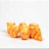 1985 Games Orange Kawaii Cat Dice Set  Dungeons and Dragons Dice | DND Tabletop Roleplaying view 3