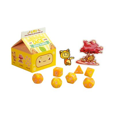 1985 Games Lemon Cat Milk Carton Dice Meet The Adorable Residents of Fruit Meadows with This Charming Collectible Set
