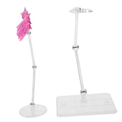 Abaodam Action Figure Display Stand with Eye-catching Effects Creative Support Rack for Dolls Stable Plastic Base Reusable for Home Decor and Collectibles