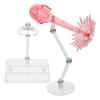 Abaodam 2-Pack Action Figure Stand with Pink Impact Effect, Adjustable Model Display Holder Base, Flight Support For 1/144 Scale Robotic Collectibles view 1