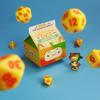 1985 Games Grape Mango Milk Carton Dice Set  Milk Carton-Inspired Dice for DND | TTRPGs & Tabletop Roleplaying view 4