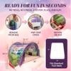Dream Tents Unicorn Themed Toddlers Canopy Tent for Bed | Magical Glow-in-the-Dark Elements & Friendship Affirmations | Cozy Kids Bed Tent Twin for Bedtime Reading Nook & Imaginative Play view 3