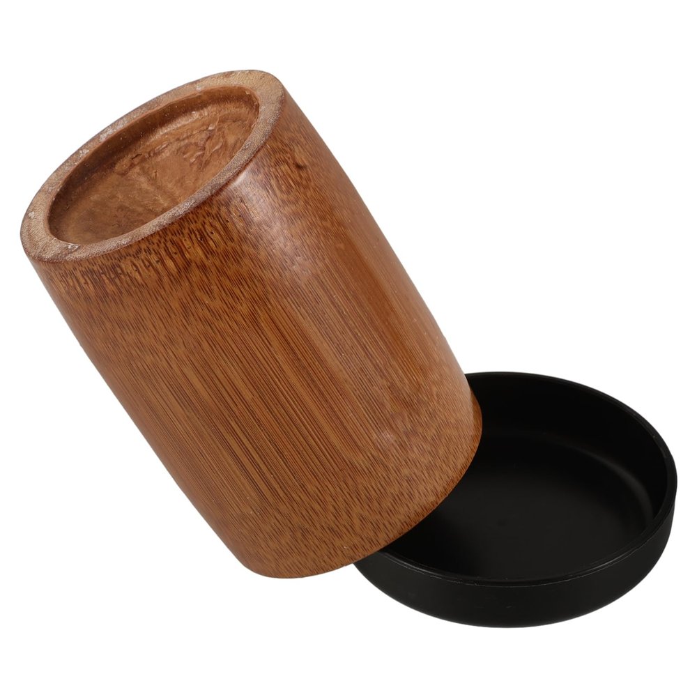 Abaodam Wooden Dice Cup Dice Shaker with Base for Table Games Parties and Home Entertainment Carbonized Design Easy to Use Versatile Game Accessory