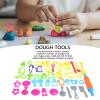 41PCS Dough Tools Set Rich Colors Plastic Dough Tools Kit Kids Children with Various Shapes view 2