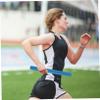 Anneome 5pcs Lightweight Sponge Relay Sticks for Track Races Running Relay Competitions and Outdoor Athletics view 2
