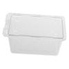 Abaodam Plastic Clear Card Holder Portable Card Organization Case More Ample Space Lightweight See-Through Design for Collectors view 1
