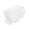 Abaodam Plastic Clear Card Holder Portable Card Organization Case More Ample Space Lightweight See-Through Design for Collectors view 2