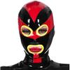 AiCc stylists Latex Diversified Joker Masks Rubber Holiday Mask Contrasting Panels Masquerade Cosplay (Grey, S) view 1