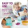 Boon Intro Toddler Food Prep Set - Kids' Kitchen Tools - 5 Unique Toddler Kitchen Accessories Includes Spatula, Egg Cracker, Chopper, Measuring Cup, Bowl - Ages 3+ Years view 4