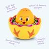 ArtCreativity Stacking Egg Cup Bath Toy - Set of 11 - Baby Easter Nesting Bath Toys for Toddlers in Colorful Bunny & Chick Designs - Easter Egg Toys, Gifts, and Basket Stuffers for Kids view 3
