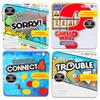 Hasbro Gaming Magnetic Game Travel Set for Kids - Bundle with 4 Travel Games in Tin Featuring Connect 4, Sorry, Trouble, Guess Who Plus Stickers | Travel Games for Kids 8-12 view 2
