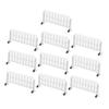 BRIGHTFUFU 10 Pcs Mini Traffic Fences Roadblock Toys Realistic Simulation Models Resin Toys for Boys and Girls Construction Scene view 1