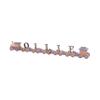 AmishToyBox.com Wooden Name Train Toy, Custom ABC Letter Train, Amish-Made (Baby Blue) view 2