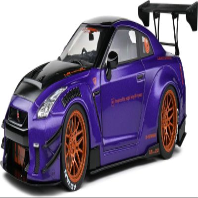 Mint Models 2022 Gt-R (R35) W/Liberty Walk Body Kit 2.0 Purple in 1:18 Scale S1805812