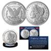 100th Anniversary of The Final Morgan Dollar 1 OZ 39mm Tribute Coin Medallion Double Dated with Certificate and Coin Stand view 1