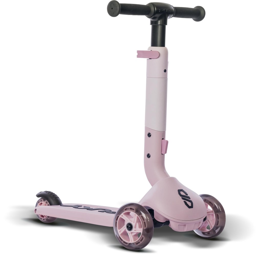 Puky Push, scooter for children from 2 years, height-adjustable handlebars, foldable and compact, extra wide tyres for more safety, luminous wheels, ideal for adventurers and outdoors