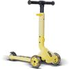 PUKY Push scooter for children aged 2 years and up, height-adjustable handlebar, foldable and compact, extra wide tyres for extra safety, light up wheels, ideal for adventurers and view 1