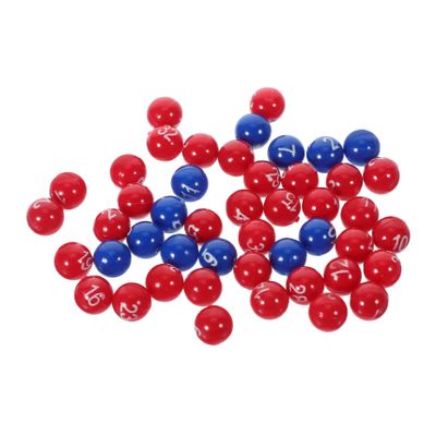 COOLHIYA Lottery Game Balls Printed Pong Balls Raffle Drawing for Entertainment Party Activities
