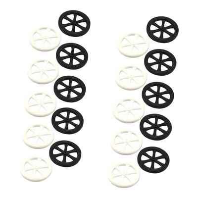 COSMEVIVI 20pcs Toy Car Wheels Boys and Girls DIY Toy Car Model Plaything DIY Model Wheels Material
