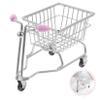 CHILDWEET Cute Metal Beauty Sponge Holder Mini Shopping Trolley Makeup Sponge Container view 3