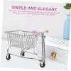 Parliky Metal Beauty Egg Holder Mini Shopping Cart Makeup Sponge Organizer Case view 2