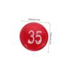 OKUMEYR Small Lottery Balls Numbers Raffle Drawing Balls for Party Game Bingo Props view 2