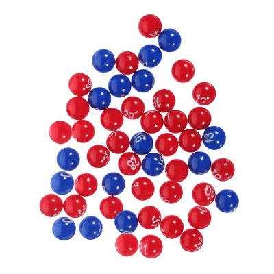 NAMOARLY Lottery Balls Bright Plastic Raffle Drawing Balls for Entertainment Party Game