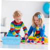 KOMBIUDA Multi-purpose Storage Basket for Toys Medium Plastic Organizing Box for Bathroom and Clothes Neat and Practical Sundries Storage Great view 4