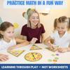 Matheroni Pepperoni Math Board Game - Addition & Subtraction for Kids Ages 5-8, Hunt & Solve Pepperonis - Pizza Themed Fun & Educational STEM Game, by Pidoko Kids view 2