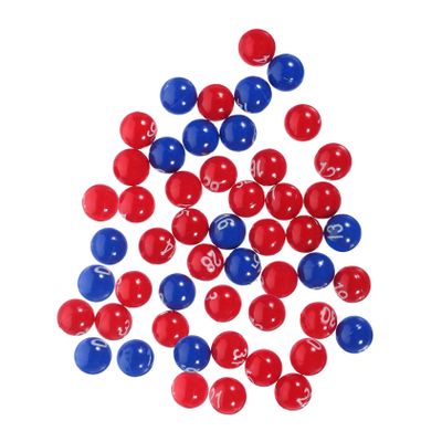 LABRIMP Party Lottery Balls Small Plastic Numbered Balls for Raffles Games Bingo Events Bright Colors for Fun Gatherings Game Props