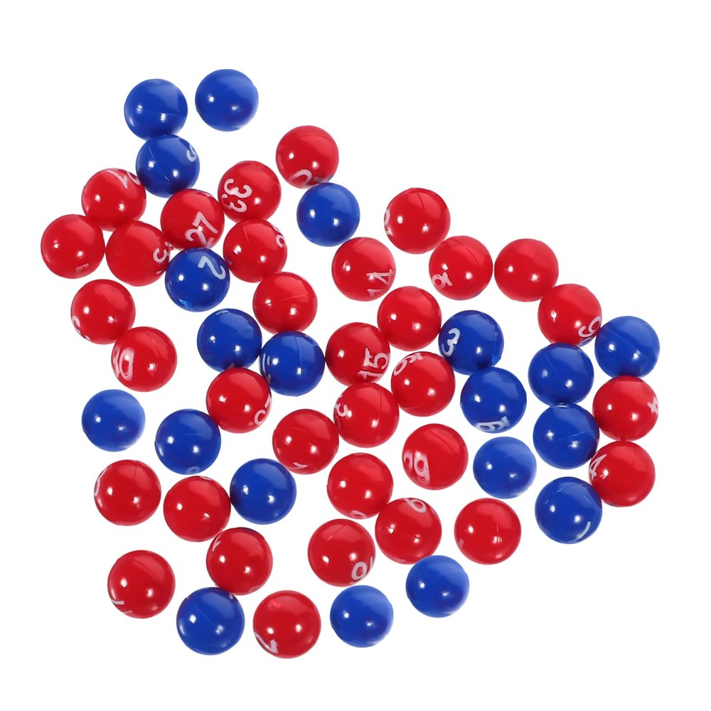 MERRYHAPY 1pack Numbered Raffle Balls for Party Games Bright Colors for Drawings Lightweight and Plastic for Events and Celebrations Bingo and Lottery Accessories