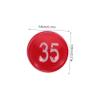 SHOWERORO Plastic Raffle Balls 1 Pack Number Balls Game for Party Activity Easy to Find Printing view 2