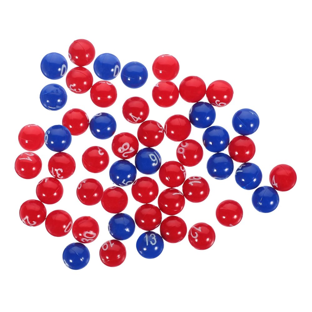 BRIGHTFUFU Printed Pong Balls Raffle Balls Numbered Lottery Game Versatile Party for Meetings and Events