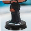 GARVALON 3pcs Round Wooden Base Display Holder for Mini Dolls Diy Craft Material Black Stands for Figurines and Ornaments and Versatile Display view 3