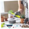 Vaguelly 50pcs Glass Marble Balls Decorative Marbles for Fish Tank Shiny Decor Balls Hydroponic Plant Decor view 3