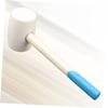 BUTIFULSIC 24oz Tile Installation Hammer with Wooden Handle Rubber Mallet for Crafts Woodworking and Flooring Shock-resistant Non-marring Comfortable Grip Durable Construction Tool view 2