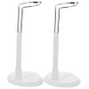 Alasum Sturdy PVC Doll Stand Portable Toy Doll Support Storage Organizer for White view 1