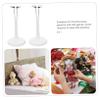Alasum Sturdy PVC Doll Stand Portable Toy Doll Support Storage Organizer for White view 4